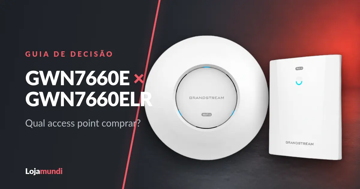 GWN7660E ou GWN7660ELR: Qual Access Point Comprar?