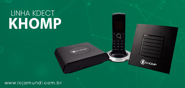 KDECT Khomp: Telefone IP Sem Fio