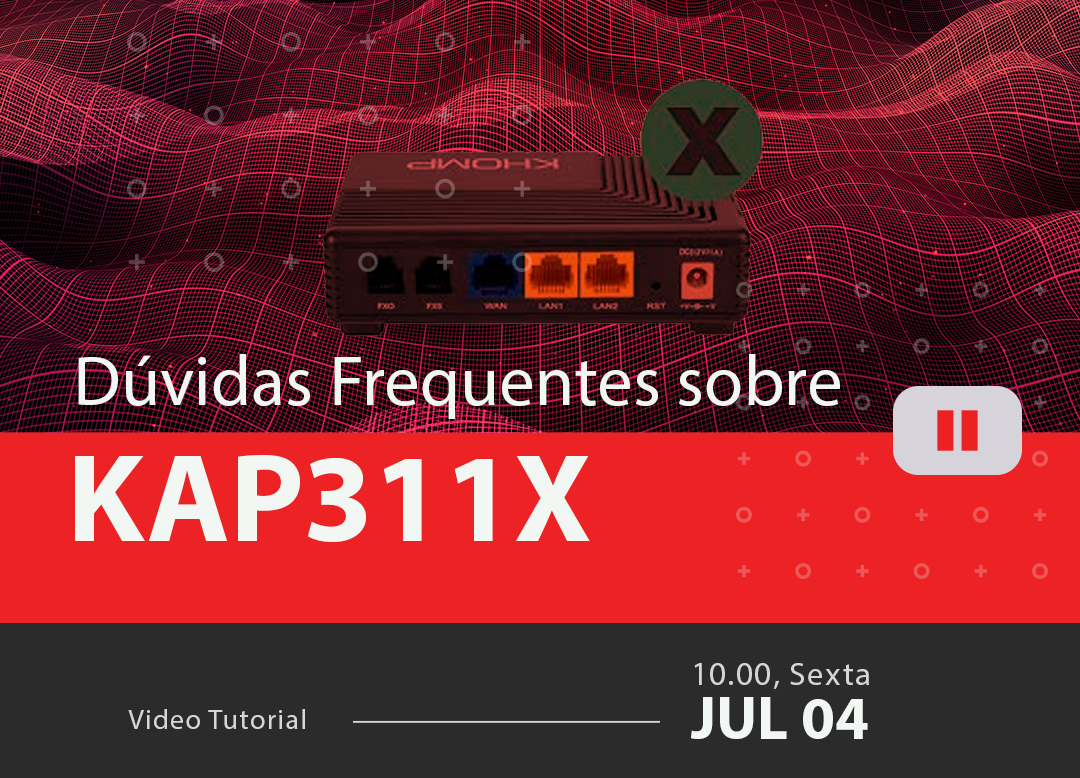Perguntas Frequentes sobre o KAP311X