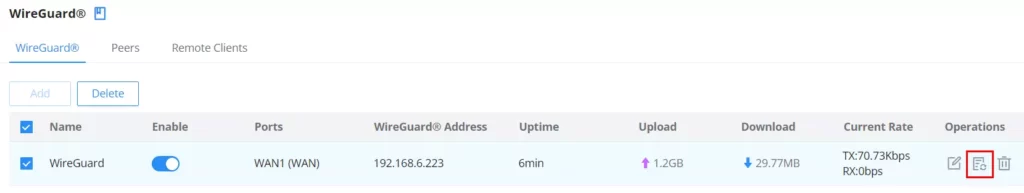 Adicionar Cliente WireGuard