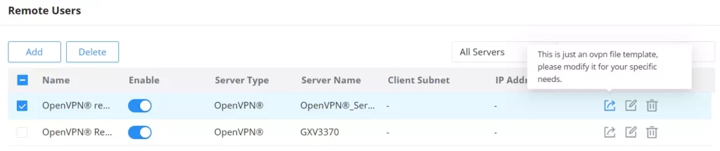 Configuração de Usuários Remotos VPN