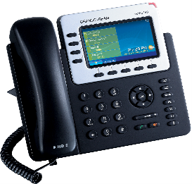 Visão frontal do telefone IP GXP2140