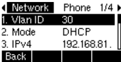 Tela de Status do Telefone P20 Series