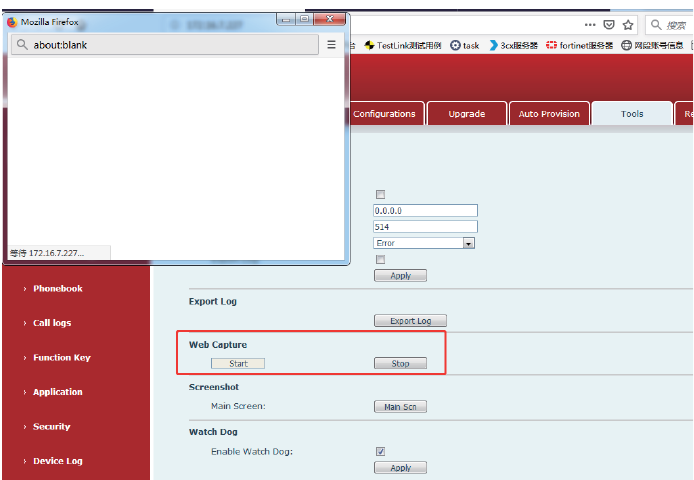 Interface de Captura de Pacotes de Rede