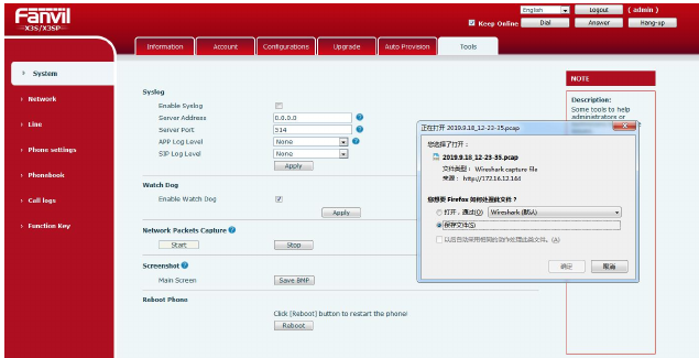 Interface de Captura de Pacotes de Rede na Web