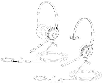 Headset Yealink YHS34