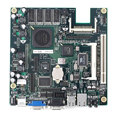 Foto 1 do produto Placa Mãe PC Engines ALIX AMD Geode LX 256MB - Mini PC para Roteamento e Segurança de Rede