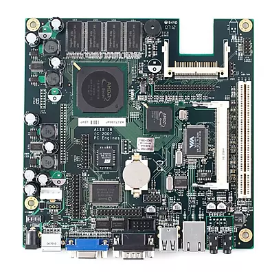 Placa Mãe PC Engines ALIX AMD Geode LX 256MB - Mini PC para Roteamento e Segurança de Rede
