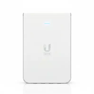 Access Point Ubiquiti UniFi6 In-Wall U6-IW Wi-Fi 6E com Uplink 2.5GbE e 4 Portas GbE