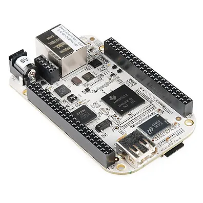 Placa BeagleBone Black Rev C - Cortex-A8 1GHz, 512MB DDR3L, 4GB eMMC, HDMI e Ethernet