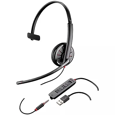 Headset Plantronics Blackwire C315-M Mono USB e P3 para PC e Celular