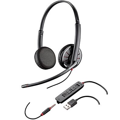 Foto 1 do produto Headset Plantronics Blackwire C325-M USB com Microfone Boom para PC e Mac