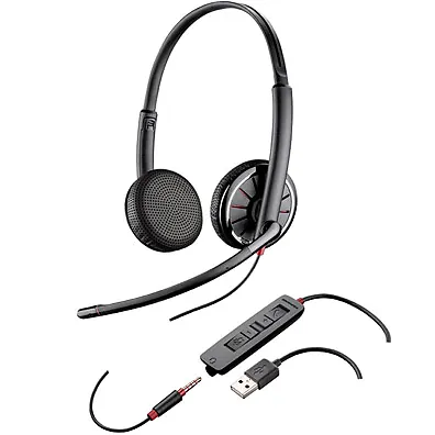 Headset Plantronics Blackwire C325-M USB com Microfone Boom para PC e Mac