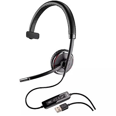 Foto 1 do produto Headset Plantronics Blackwire C510-M USB Monoauricular com Microfone Cancelamento de Ruído