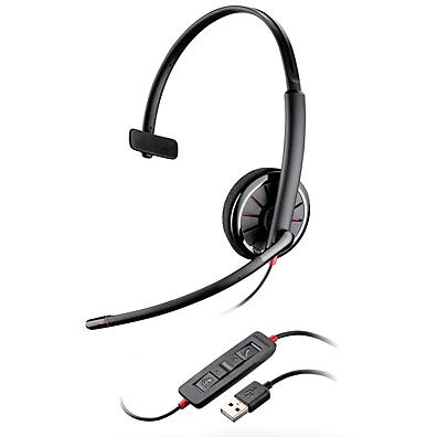 Foto 1 do produto Headset Plantronics Blackwire C310 USB Mono com Microfone Cancelamento de Ruído