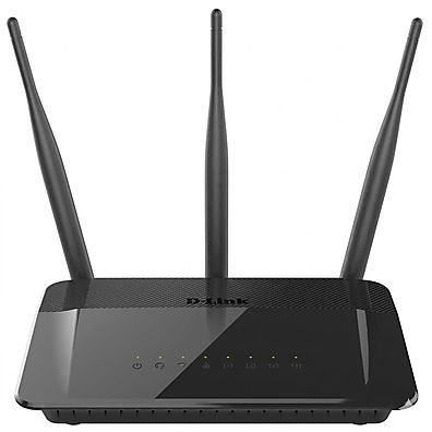 Foto 1 do produto Roteador Wireless D-Link DIR-809 AC750 Dual Band com 3 Antenas Externas