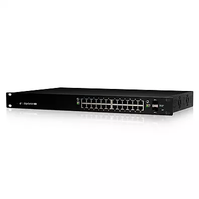 Switch Gerenciável Ubiquiti EdgeSwitch ES-24-250W — 24 Portas Gigabit PoE+, 2 SFP e 250W