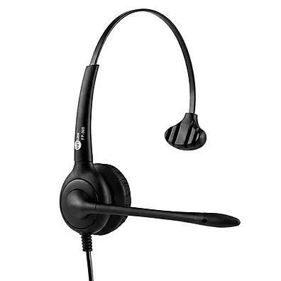 Headset Mono TopUse FP 350 RJ9 com Cancelamento de Ruído para Teleatendimento
