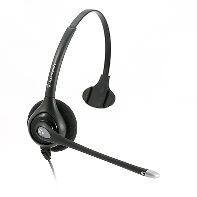 Headset Plantronics HW251N SupraPlus Monaural com Fio – Microfone com Cancelamento de Ruído e Áudio Wideband