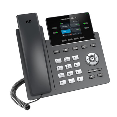 Telefone IP Grandstream GRP2612P 2 Linhas SIP com PoE e Áudio HD