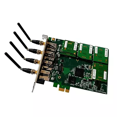 Placa GSM Sangoma W400 Gateway SMS e Voz para PABX IP SIP