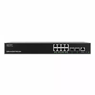 Switch Grandstream GWN7811P 8 Portas Gigabit PoE+ L3