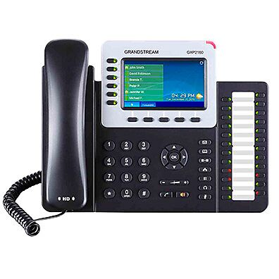 Foto 1 do produto Telefone IP Grandstream GXP2160 - 6 Linhas SIP, 24 Teclas BLF, PoE Gigabit
