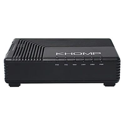 Gateway-VoIP-Khomp-KAP-311-1-FXO-1-FXS-3-Portas-Ethernet-frente