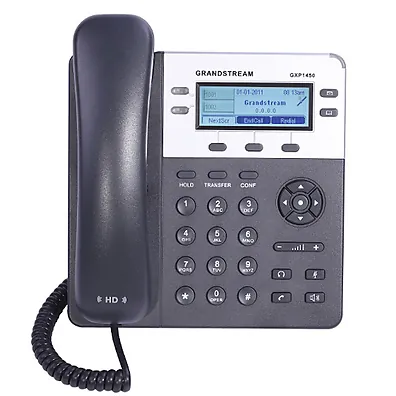 Telefone IP Grandstream GXP1450 - 2 Linhas SIP, Áudio HD e PoE Integrado