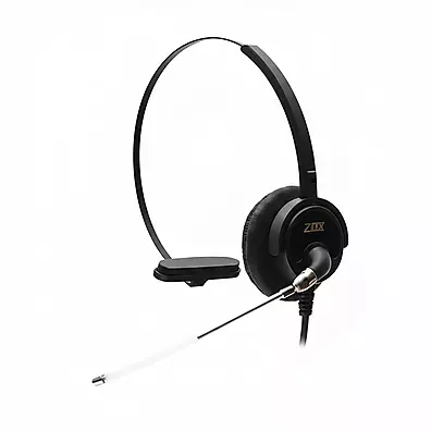 Headset Zox HT-50 Amplificado RJ9 Monoauricular com Tubo de Voz Removível