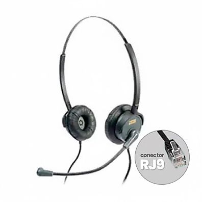 HZ-30-Biauricular-Fone-de-ouvido-RJ9-Zox