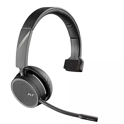 Headset Bluetooth Plantronics Voyager 4210 Office Monoauricular com Base para Telefone Fixo e Computador