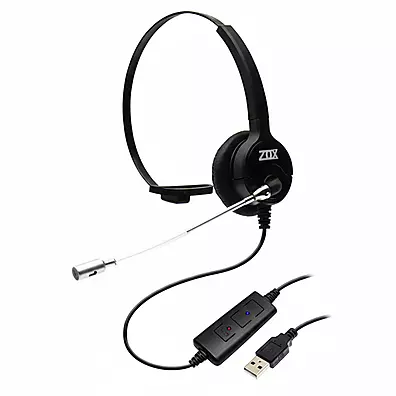 Headset Zox DH-80T USB com Tubo de Voz Removível