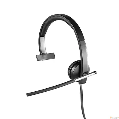Headset Logitech H650e Mono USB Profissional com Microfone Cancelamento de Ruído e Áudio Wideband