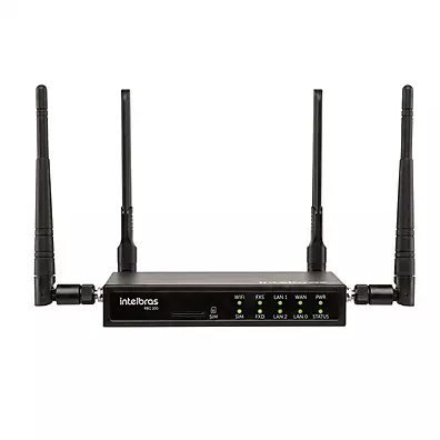 Central IP Intelbras IAD 100 — 32 Ramais SIP, Wi-Fi 2.4 GHz, 4G, 1 FXO e 2 FXS