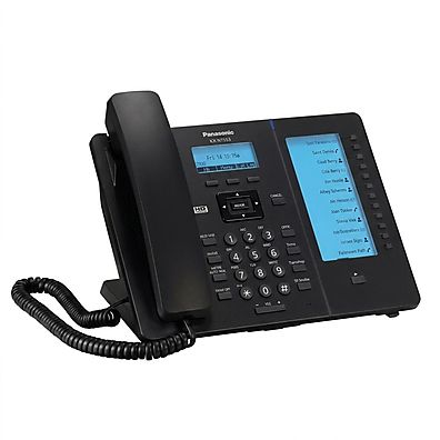 Foto 1 do produto Telefone IP Panasonic KX-HDV230 Preto - 6 Linhas SIP, Gigabit Ethernet e PoE