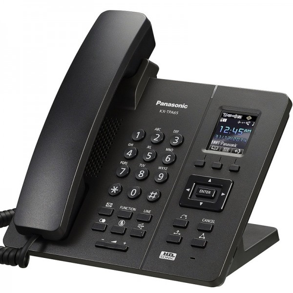 Telefone IP de Mesa Sem Fio Panasonic KX-TPA65 DECT 6.0 – Ramal Wireless Profissional para KX-TGP600