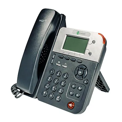 Telefone IP Khomp IPS 300 SIP Áudio HD com 2 Linhas, 12 Teclas e PoE