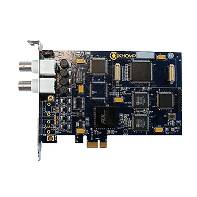 Placa Khomp K1E1-SPX PCI Express - 1 E1 com 30 Canais para Asterisk e FreeSWITCH