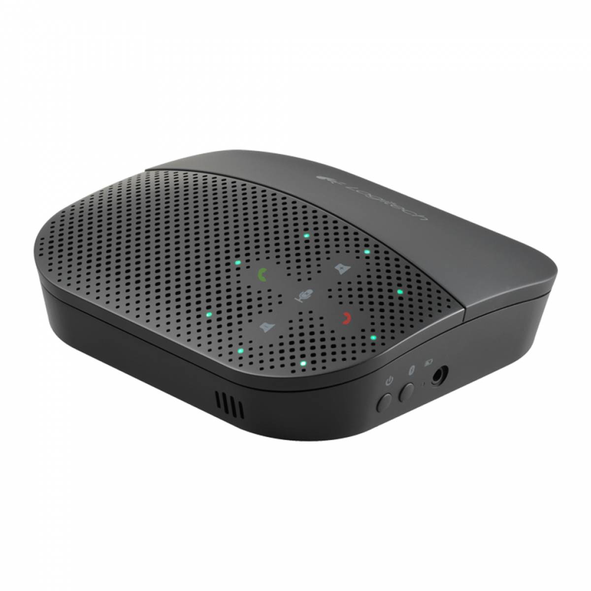 Speakerphone Logitech P710e Bluetooth, USB e NFC com Áudio HD e Suporte para Celular