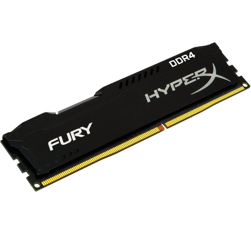 Memória RAM HyperX Fury 8GB DDR4 2400MHz 1.2V Preta