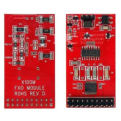 Módulo FXO X100M Para PABX Asterisk (similar Digium)