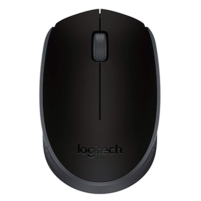 Mouse Sem Fio Logitech M170 Preto USB Nano Ambidestro