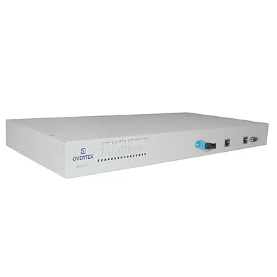OLT GEPON Overtek OT-E8110T 1U para até 64 ONUs com alcance de 20 km