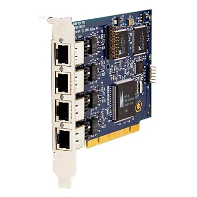 Placa Digium B410P ISDN BRI 4 Portas PCI com Cancelamento de Eco por Hardware para Asterisk