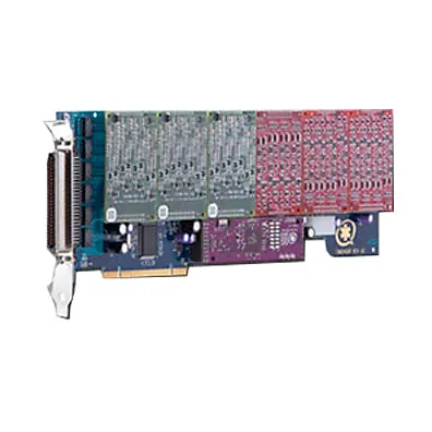 Placa Asterisk Digium TDM2440B - Interface Analógica Modular PCI com até 24 Portas FXS/FXO para Asterisk PBX