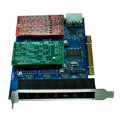 Placa Asterisk TDM800P 8 Portas 4FXO 4FXS (similar Digium)