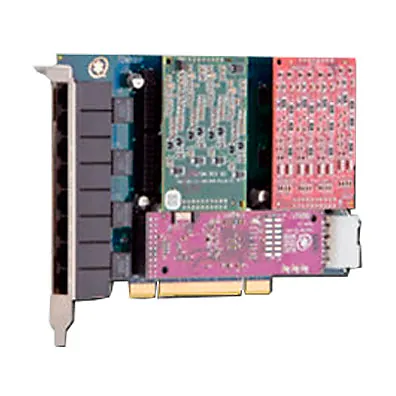 Placa Digium TDM804E PCI 4 Portas FXO com Cancelamento de Eco em Hardware para Asterisk