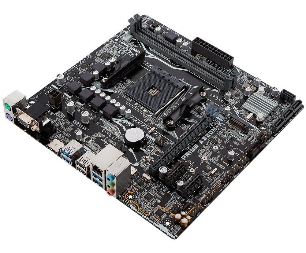 Placa-Mãe ASUS PRIME A320M-K/BR - Soquete AM4, DDR4 32GB, M.2, HDMI, 5X Protection III