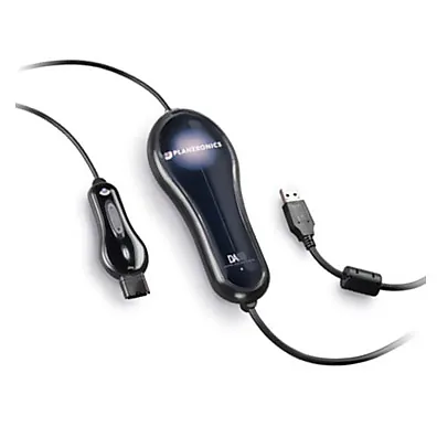 Adaptador QD-USB Plantronics DA60 com Controle de Volume e Mudo